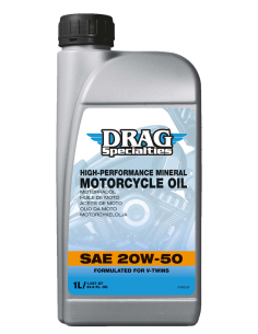 Acquista Olio Drag Specialties Minerale 20W-50 1L a prezzo scontato