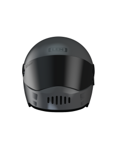 CAPACETE RETRO KICK TITÂNIO FOSCO: RELEITURA MODERNA DO LEM 5