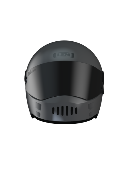 CAPACETE RETRO KICK TITÂNIO FOSCO: RELEITURA MODERNA DO LEM 5