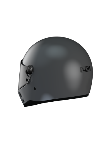 CAPACETE RETRO KICK TITÂNIO FOSCO: RELEITURA MODERNA DO LEM 5