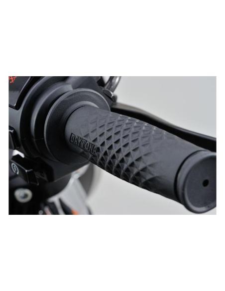 PUNHOS DE BORRACHA DAYTONA WAFFLE 25MM