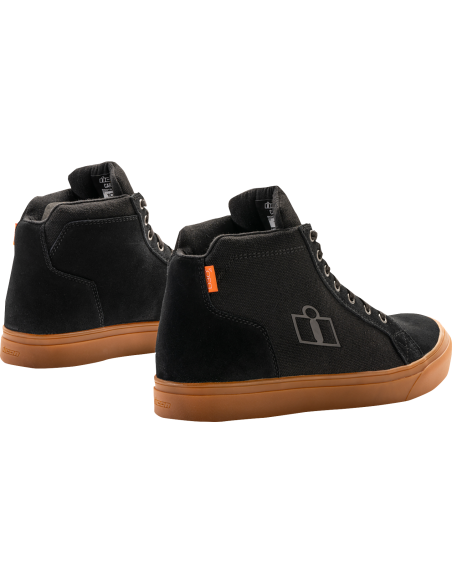 BASKETS ICON CARGA NOIRES SEMELLE MARRON