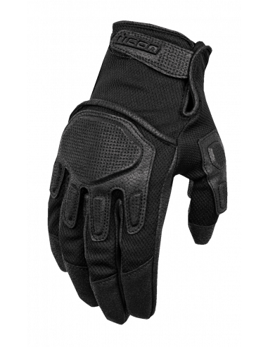 GUANTES ICON PUNCHUP CE NEGRO