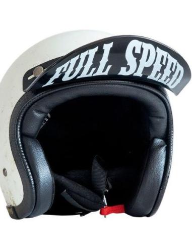 13-1/2 SCUM BLACK CAP TYPE VISOR FOR HELMETS WITH STOPS