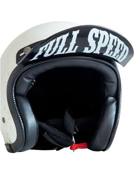 13-1/2 SCUM BLACK CAP TYPE VISOR FOR HELMETS WITH STOPS