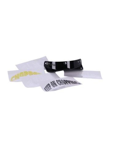VISIÈRE 13-1/2 SCUM NOIRE TYPE CAP POUR CASQUES AVEC STOPS