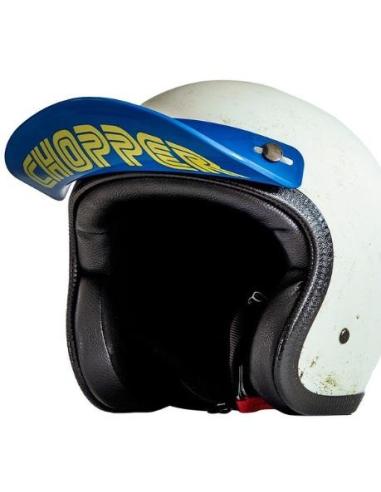13-1/2 SCUM BLUE CAP TYPE VISOR FOR HELMETS WITH STOPS