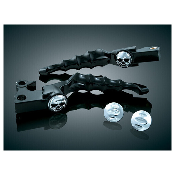 BLACK ZOMBIE LEVERS FITS 96-UP HD MODELS