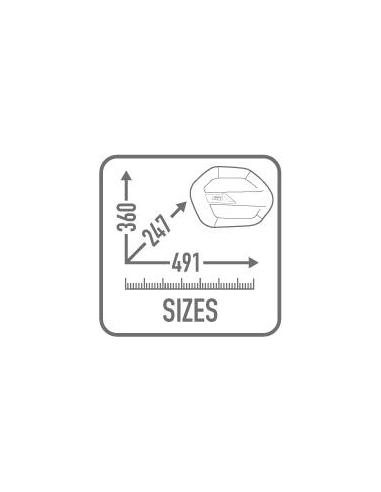 SIDE CASES GIVI WL900 25 LITERS