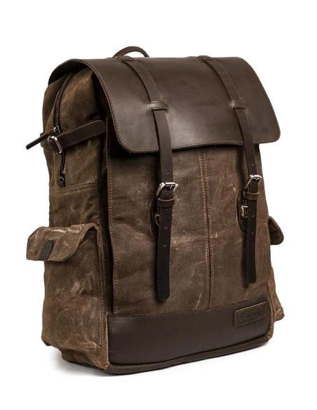MOCHILA MARROM TRIP MACHINE RAMBLER TOBACCO