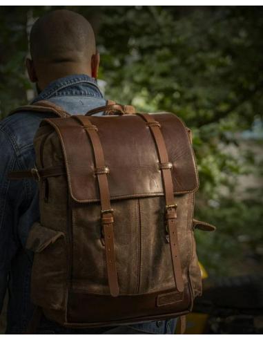 SAC À DOS TRIP MACHINE RAMBLER TAN COGNAC