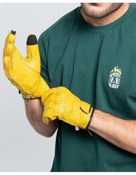 GANTS JAUNES PILOT II BY CITY