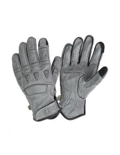 GANTS D'ÉTÉ EN CUIR PERFORÉ PILOT II GREY BY CITY