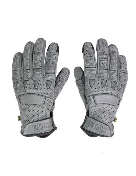 GANTS D'ÉTÉ EN CUIR PERFORÉ PILOT II GREY BY CITY