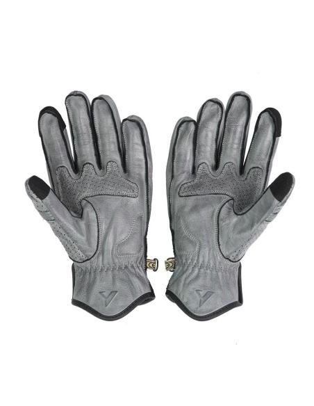 PERFORATED LEATHER GLOVES FOR SUMMER PILOT II GRAY BY CITY