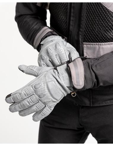 Comprar Guantes De Piel Perforada Para Verano Pilot Ii Gris De By City a precio de oferta