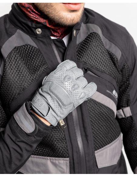 Comprar Guantes De Piel Perforada Para Verano Pilot Ii Gris De By City a precio de oferta