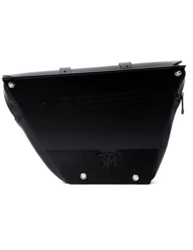 SACOCHE GAUCHE TRIP MACHINE WINGMAN NOIRE POUR ROYAL ENFIELD INTERCEPTOR ET CONTINENTAL