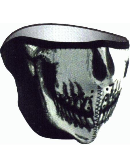 Comprar Media Mascara Skull Face Reversible A Negro a precio de oferta