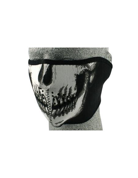 Comprar Media Mascara Skull Face Reversible A Negro a precio de oferta