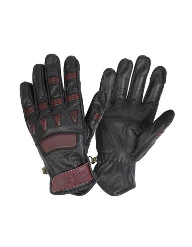 GANTS D'ÉTÉ BY CITY PILOT II BLACK AND RED