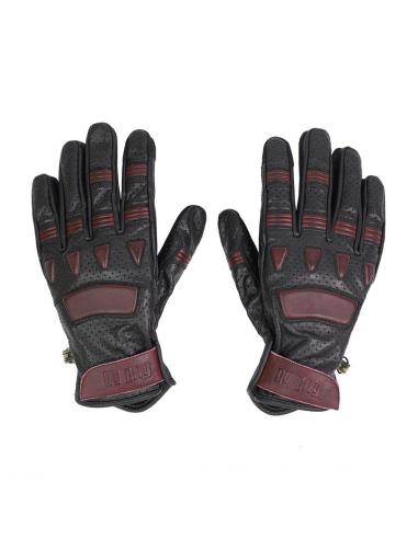 GANTS D'ÉTÉ BY CITY PILOT II BLACK AND RED