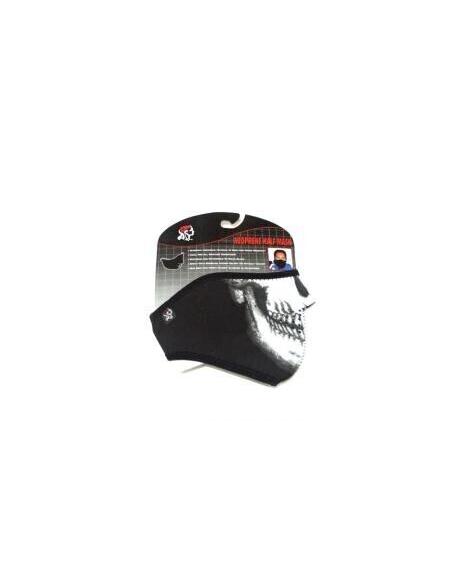 Comprar Media Mascara Skull Face Reversible A Negro a precio de oferta