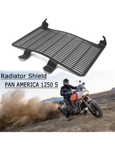 PROTETOR DE GRADE DO RADIADOR PARA PAN AMERICA - PRETO