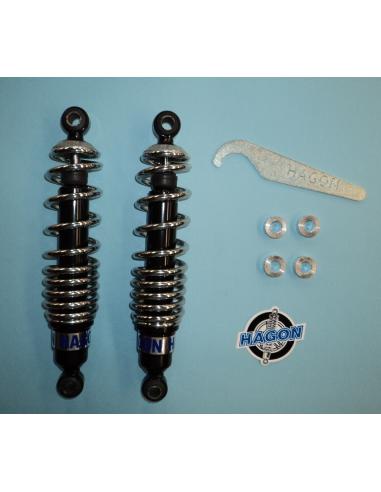 HAGON AMORTISSEURS CHROMÉS 11" SPORTSTER 2004 ET SUIVANTS