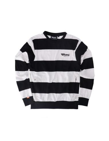 Comprar Sudadera Roeg Shawn Stripes Off-White/Black a precio de oferta