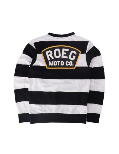 ROEG SHAWN STRIPES OFF-WHITE/BLACK SWEATSHIRT