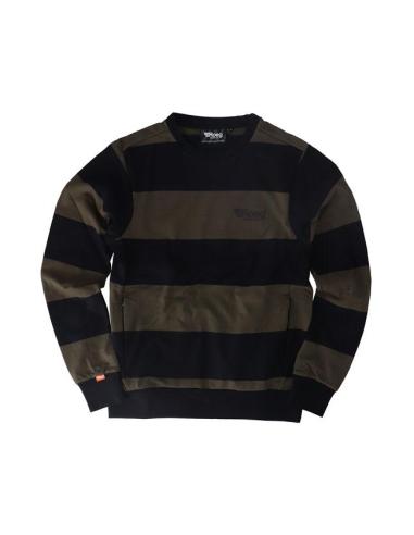 Acquista Felpa Roeg Shawn Stripes Army/Black a prezzo scontato