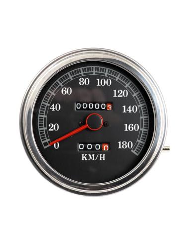 Comprar Cuentakilometros Harley Fl 85 85-Up Face' En Color Negro Con Ratio 2:1 Kmh a precio de oferta