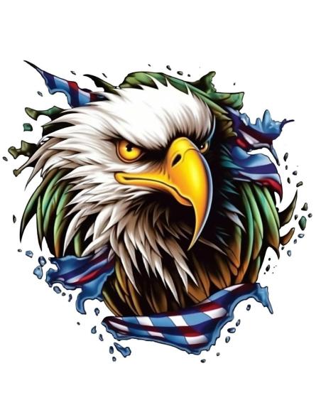 Acquista Calca UV 16X15Cm American Eagle Head a prezzo scontato