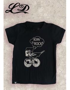T-SHIRT DE GARÇON "BORN TO ROCK".