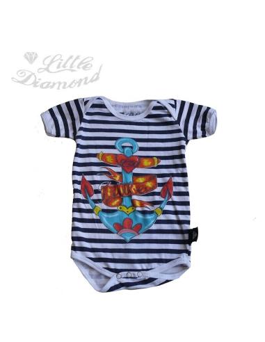 Comprar Body Para Bebe "Little Anchor" Old School a precio de oferta