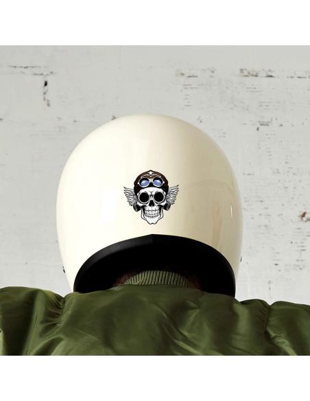Acquista Calca UV 7.5X7.5Cm Aviator Skull in offerta speciale