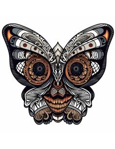 DECALQUE UV 15X14 CM MANDALA SKULL BUTTERFLY