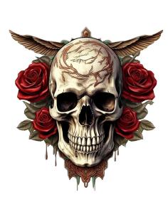 UV DECAL 15X15 CM TOTEM SKULL