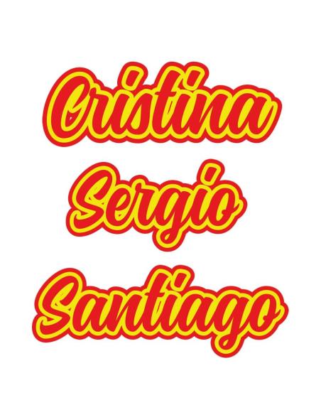 Acquista Calca Uv Spain Script Personalizzata con il Tuo Nome a Prezzo Scontato