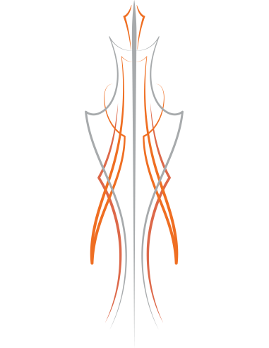 Acquista Calca Uv 15X4 Cm Pinstripe Tulsa Orange And Grey a prezzo scontato