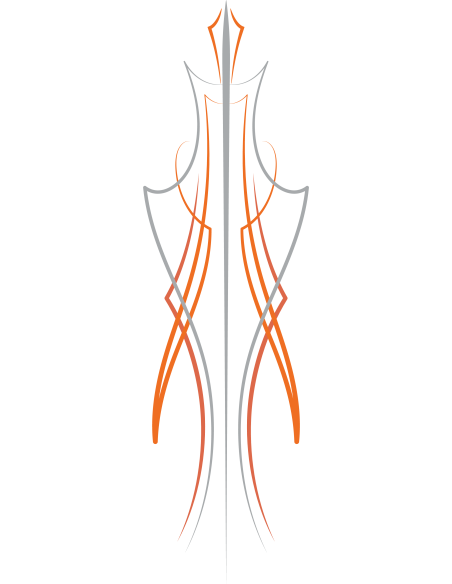 Comprar Calca Uv 15X4 Cm Pinstripe Tulsa Orange And Grey a precio de oferta