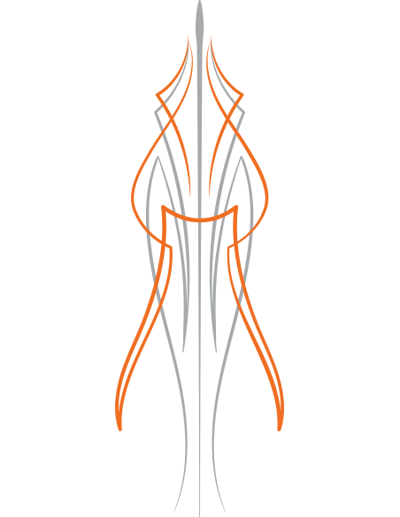 Comprar Calca Uv 15X5 Cm Pinstripe Kingman Orange And Grey a precio de oferta