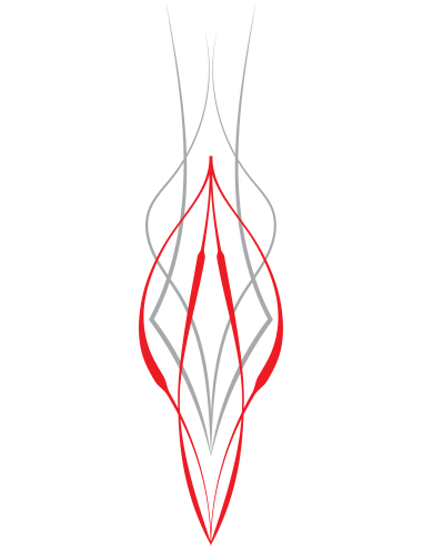 Acquista Calca Uv 15X4 Cm Pinstripe Oatman Red And Grey a prezzo scontato
