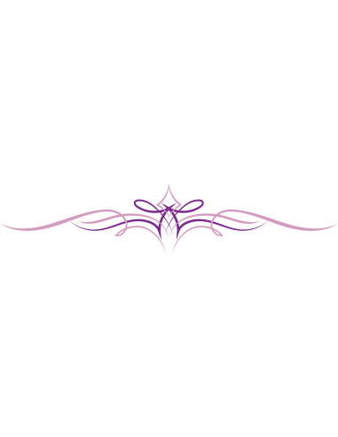 DECALQUE UV 15X3 CM PINSTRIPE WILLIAMS PURPLE AND PINK