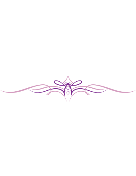 DECALQUE UV 15X3 CM PINSTRIPE WILLIAMS PURPLE AND PINK