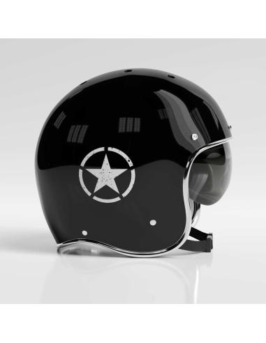 DECALQUE UV 8CM ARMY STAR WHITE