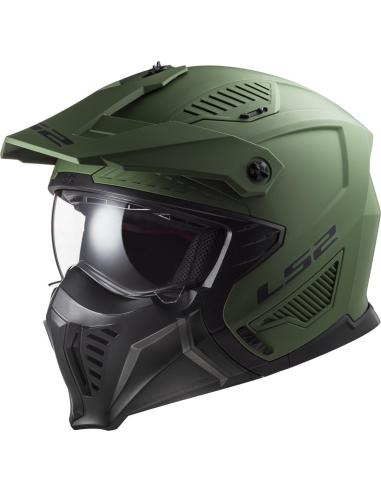 Comprar Casco Ls2 Drifter Of606 Verde Militar a precio de oferta