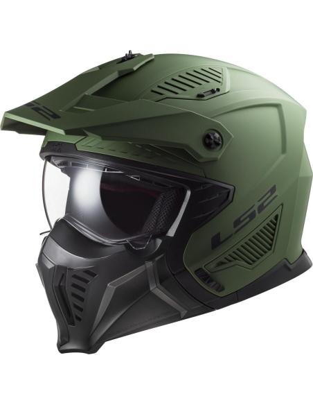 Comprar Casco Ls2 Drifter Of606 Verde Militar a precio de oferta