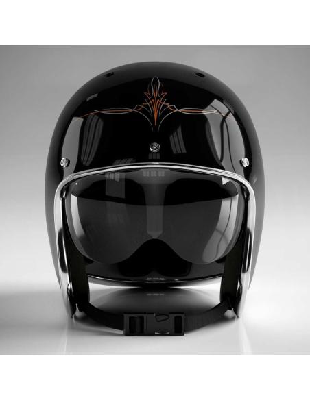 UV DECAL 18X6 CM PINSTRIPE HORIZONTAL ORANGE AND GREY